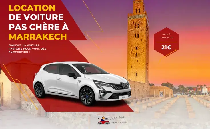 Cheap voiture rental in Marrakech